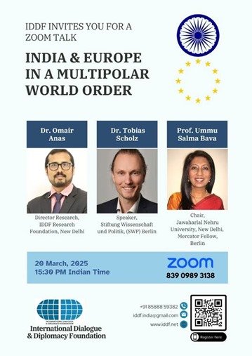 INDIA & EUROPE IN A MULTIPOLAR WORLD ORDER