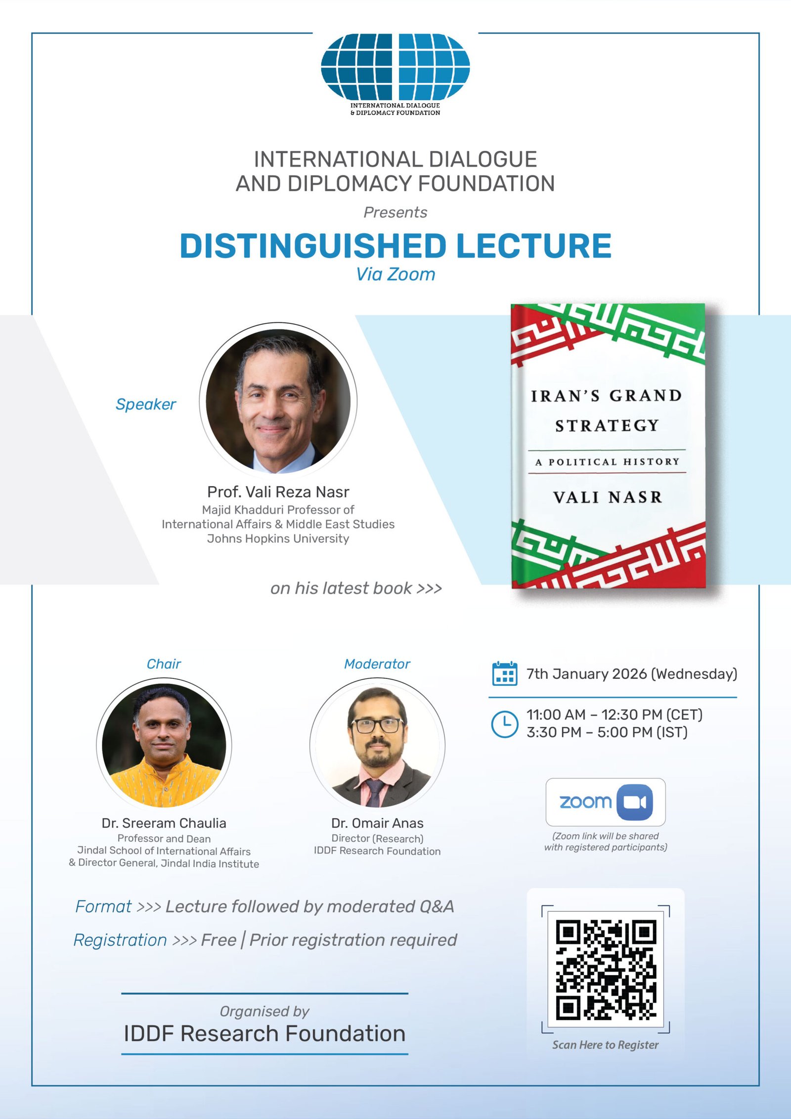 Distinguished Lecture | Iran’s Grand Strategy: A Political History (online)